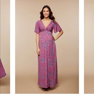 Motherhood Maternity Knot front maxi dress